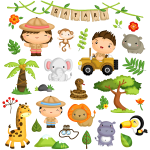 Ambiance - sticker sticker voyage au safari