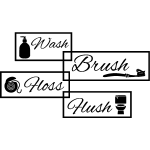 Ambiance - sticker sticker wash brush hoss hush
