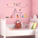 Ambiance - sticker stickers z�bre et animaux du cirque