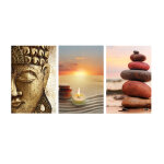 Ambiance - sticker sticker zen kit de 3 zen con�oit avec bouddha