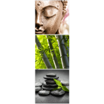 Ambiance - sticker sticker zen repositionnables (ensemble de 3 stickers)