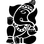Ambiance - sticker sticker zen seigneur ganesha