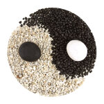Ambiance - sticker sticker zen yin - yang cercle