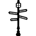 Nc sticker citation entr�e, salon, cuisine . . . panneaux