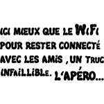 Nc sticker cuisine pour rester connect� avec les amis