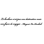 Nc sticker une fa�on de voyager - margaret lee runbeck