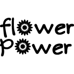 Nc sticker flower power