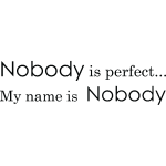 Nc sticker nobody is perfect Nc sticker nobody is perfect