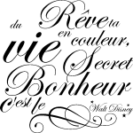 Nc sticker r�ve ta vie en couleur ? walt disney