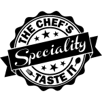 Nc sticker the chef's speciality