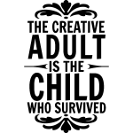 Nc sticker the creative adult