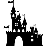 Sticker le ch�teau du prince et de la princesse