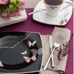 Karaca fine pearl unique service de table 86 pices 12 personnes