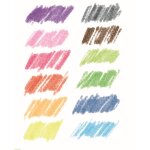 12 crayons aquarellables multicolore