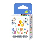 12 crayons de couleur spirale multicolor 12 crayons de couleur spirale multicolor