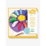 12 crayons fleurs jaune