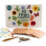 12 sachets de graines fleurs � papillons beige