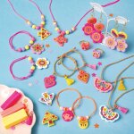 16 bijoux duo d'amitie multicolore