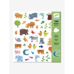 160 stickers animaux multicolore