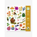 160 stickers jardin orange