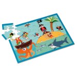 2 en 1 puzzle & 3dplay - pirate 36 pi�ces multicolor