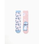 2 chaussettes antid�rapantes � imprim� stitch multicolore