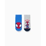 2 chaussettes antid�rapantes spidey multicolore