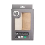 2 housses de matelas � langer pack 2 coloris caramel