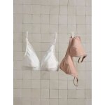 2 soutiens - gorge d'allaitement triangle beige poudr�