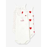3 bodies bretelles blanc