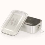 3 bo�tes � gouter inox kiddy 500 ml renards argent