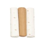 3 langes doux pour b�b� caramel