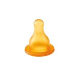 3 tétines caouctchouc 1er Âge jaune 3 tétines caouctchouc 1er Âge jaune