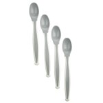 4 cuill�res douces gris charme / blanc muguet gris