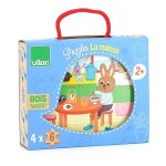 4 puzzles la maison bleu