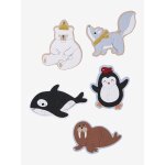 5 puzzles �volutifs 3 � 6 pi�ces en carton banquise