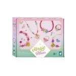 6 bijoux jolis papillons - magic fairies rose