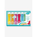 6 marqueurs mousse blanc