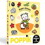 6 posters + 100 stickers les animaux multi - coloured