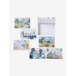 6 puzzles magntiques volutifs 20  30 pices multicolore