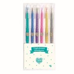 6 stylos gel pailletes multicolore 6 stylos gel pailletes multicolore