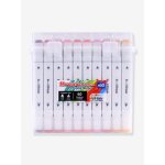 60 feutres alcool double pointe multicolore