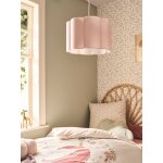 Abat - jour fleur bicolore rose