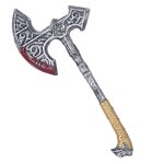 Accessoire dguisement enfant hache de chevalier gris