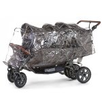 Accessoire poussette housse de pluie sixseater anthracite
