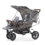 Accessoire poussette housse de pluie triplet anthracite
