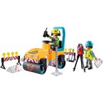 Action heroes ouvriers avec rouleau compresseur et signalisation 71751 multicolore