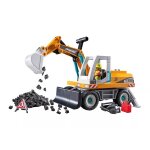 Action heroes pelleteuse m�canique avec ouvrier et accessoires 71749 multicolore
