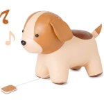 Adrien le chien musical marron