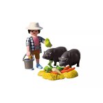 Agriculteur avec cochons 72171 multicolore